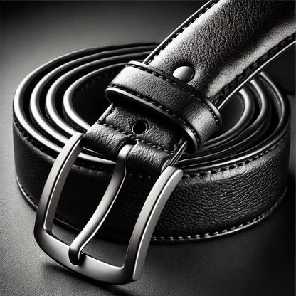 Leather Belt- Black